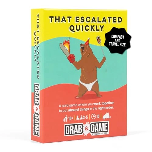 Exploding Kittens That Escalated Quickly - Travel Sized Card Game