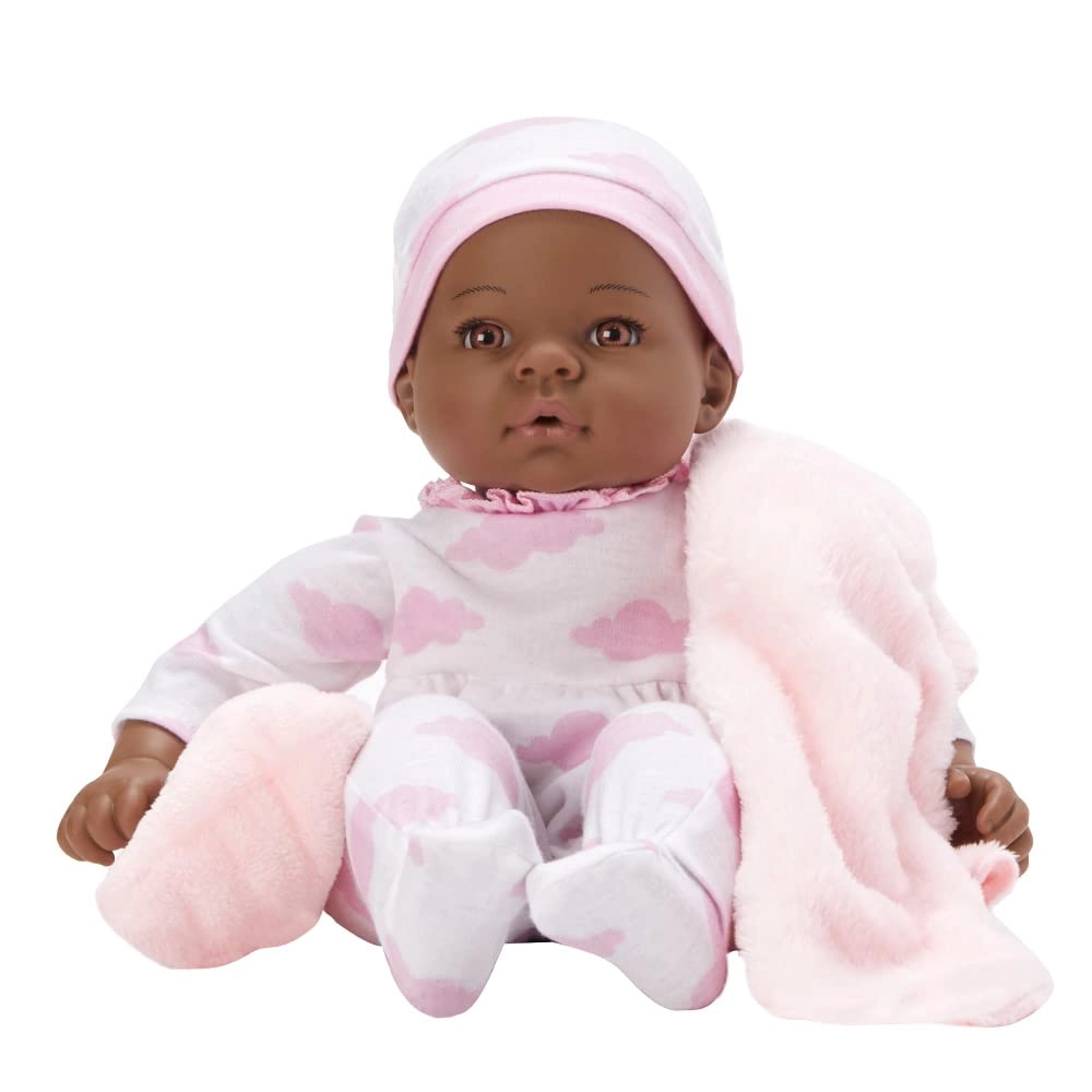Madame Alexander Newborn Baby Doll - 16" Dark Skin Tone Pink Cloud