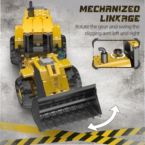 17084 Wheel Loader (WX17084-SWRMG-HJY) - Remote Control Buildable
