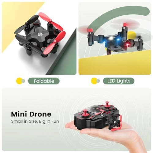HS190 - Foldable Mini Pocket Quadcopter Altitude Hold 3D Flips