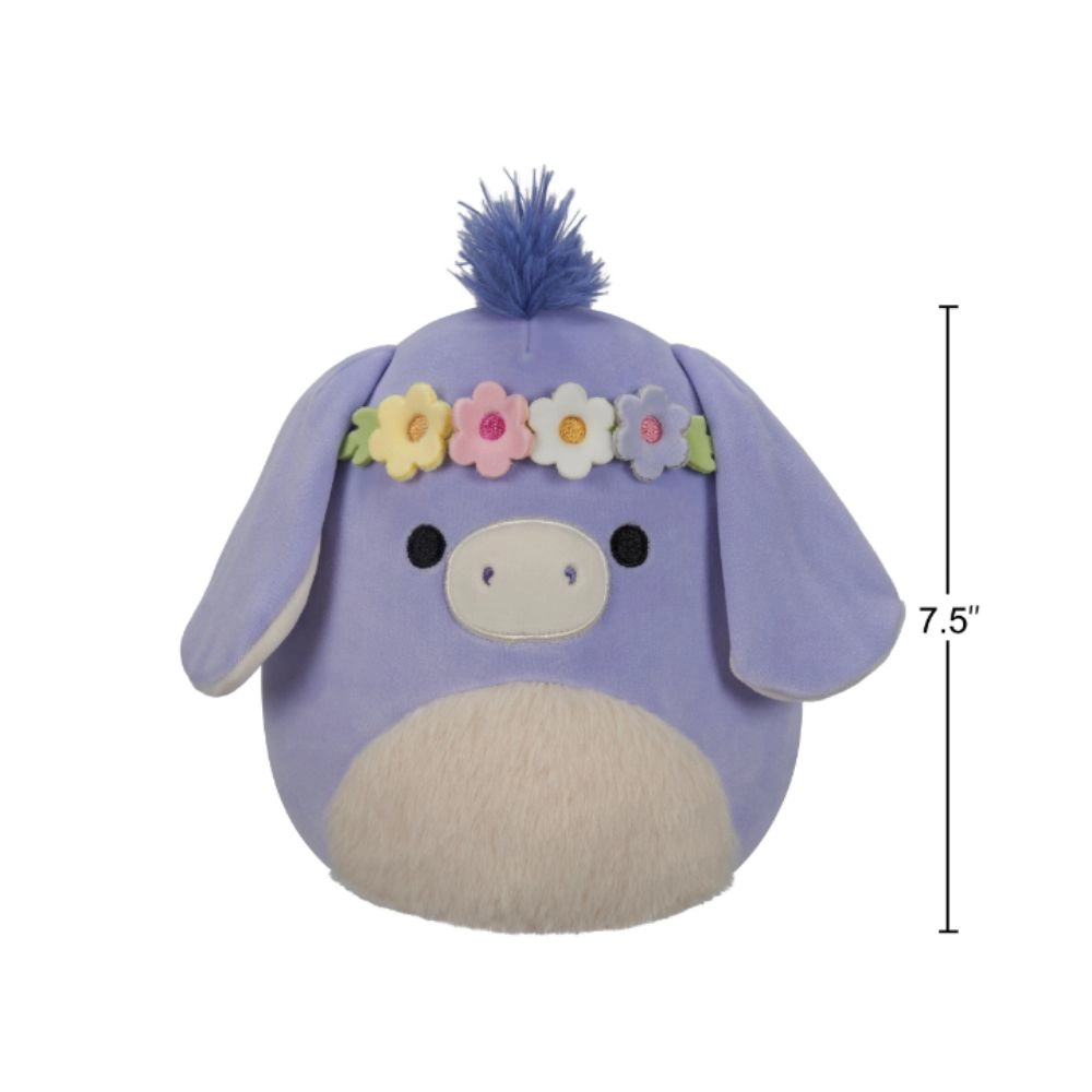 Milanda the Donkey Plush Toy - 7.5 Inch Purple