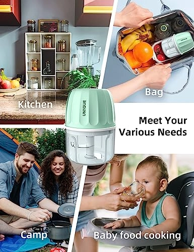 Mini Electric Chopper - 250 Milliliters Rechargeable