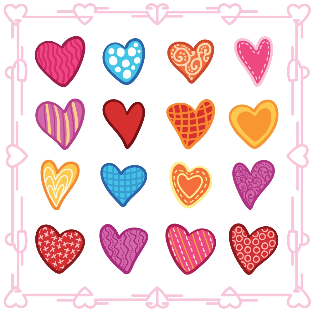 Twinkle Hands Cool Hearts Sticker Book 16 pcs