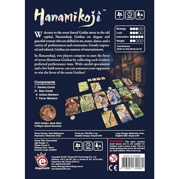 Hanamikoji - Card Game