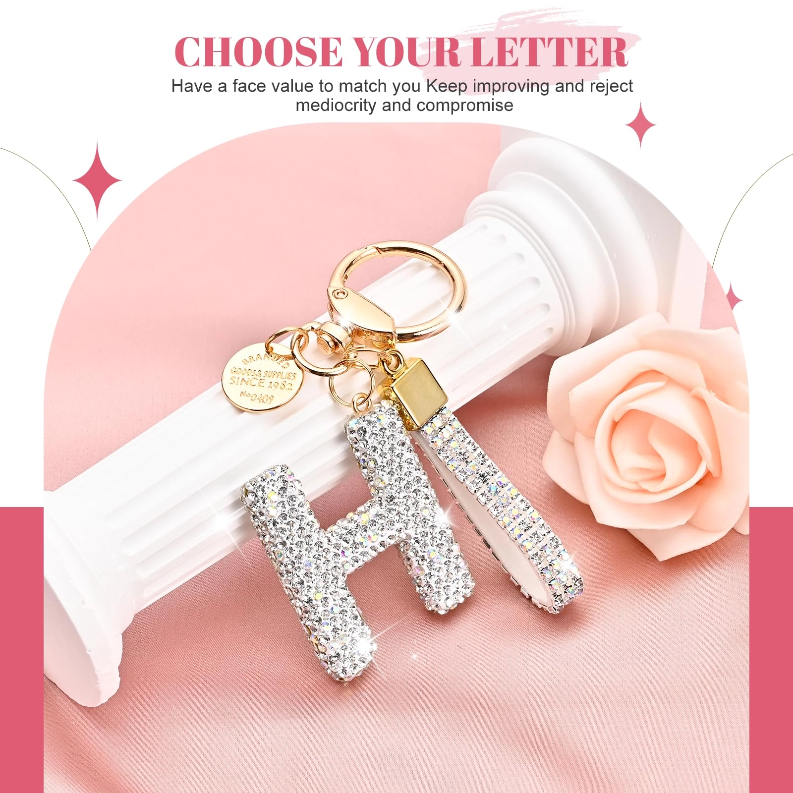 Initial Letter Keychain