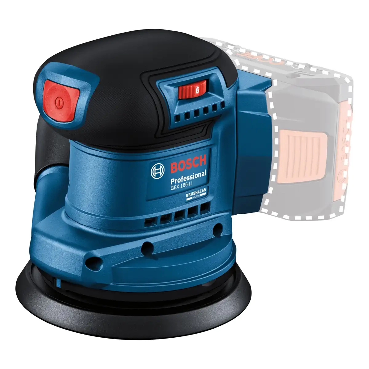 Bosch GEX 185-LI - Cordless Random Orbit Sander 18V