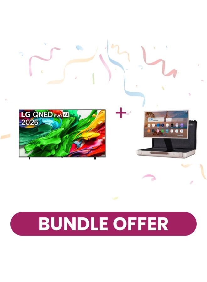 LG 100QNED86A6+27LX5 - 100 in