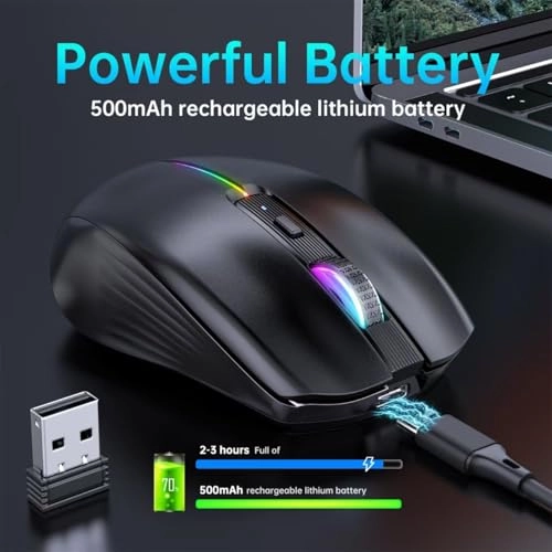 Wireless Mouse - USB + TypeC