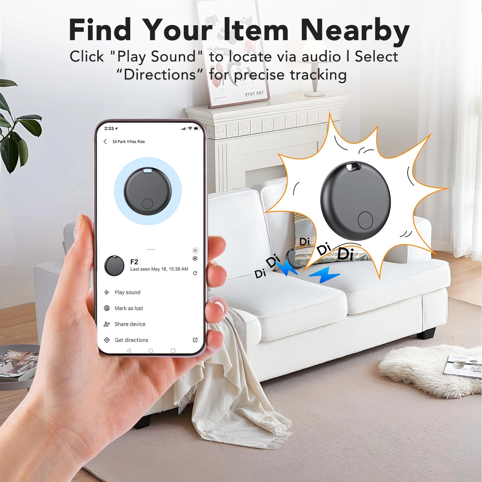 Smart Tracker Tags - Android IP67 40 Meters