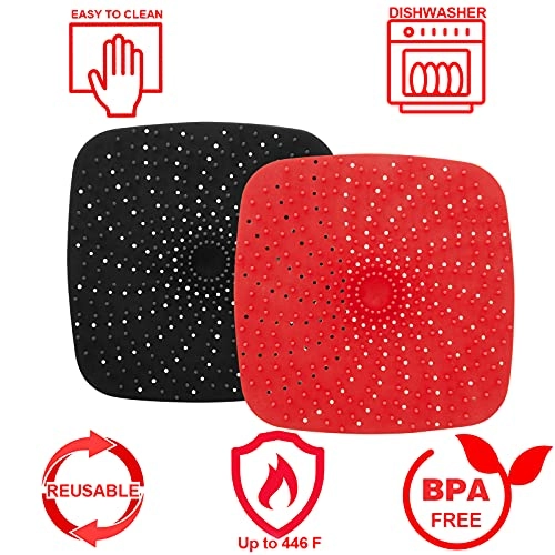 Reusable Air Fryer Liners - BPA free Food Grade Silicone