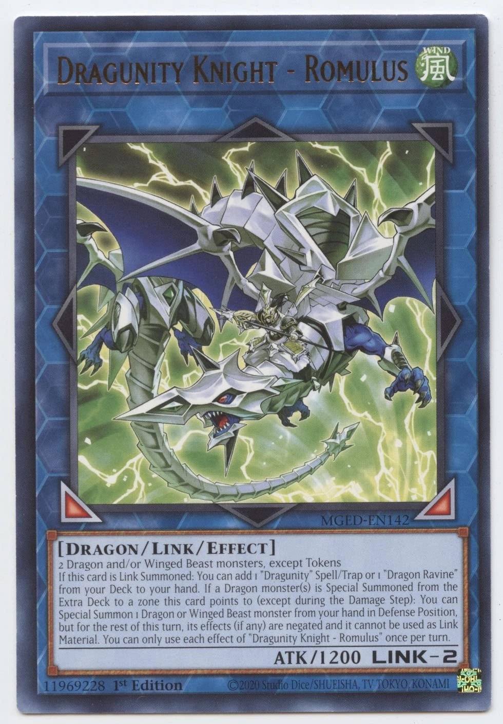 Yu-Gi-Oh! Dragunity Knight Romulus MGED-EN142