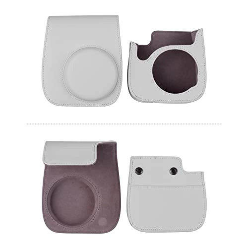 Instant Camera Accessories Kit + Camera Bag + Camera Strap + Photo Album + Photo Clips + Photo Frame + Hanging String + Stickers + Pen + Filt - 12-in-1 leather