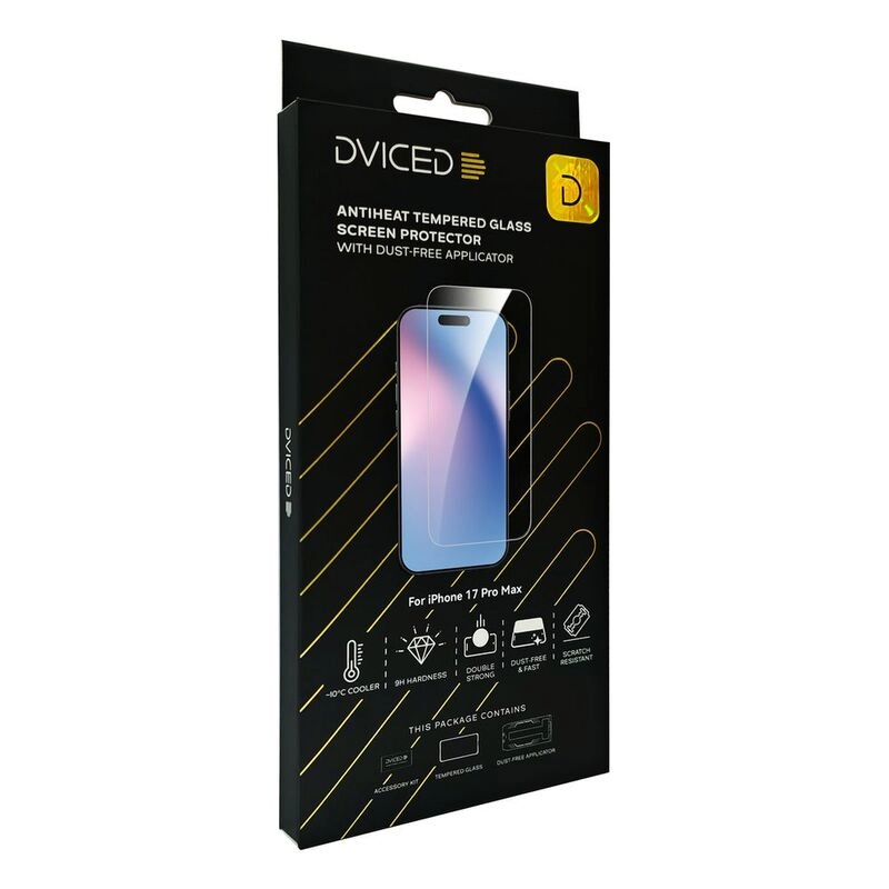 Antiheat Tempered Glass Screen Protector for iPhone 17 Pro Max