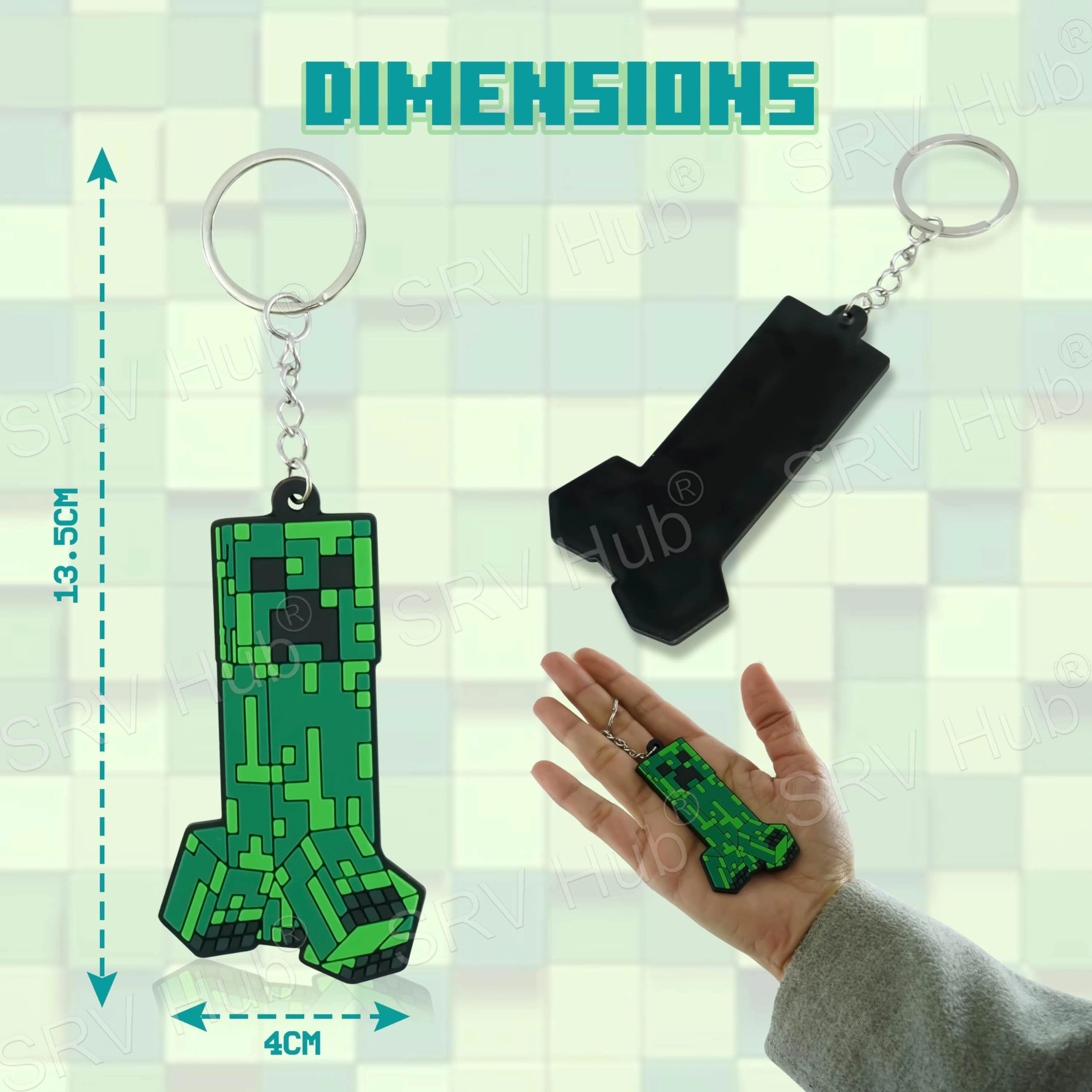 Creeper Key Chain - Birthday