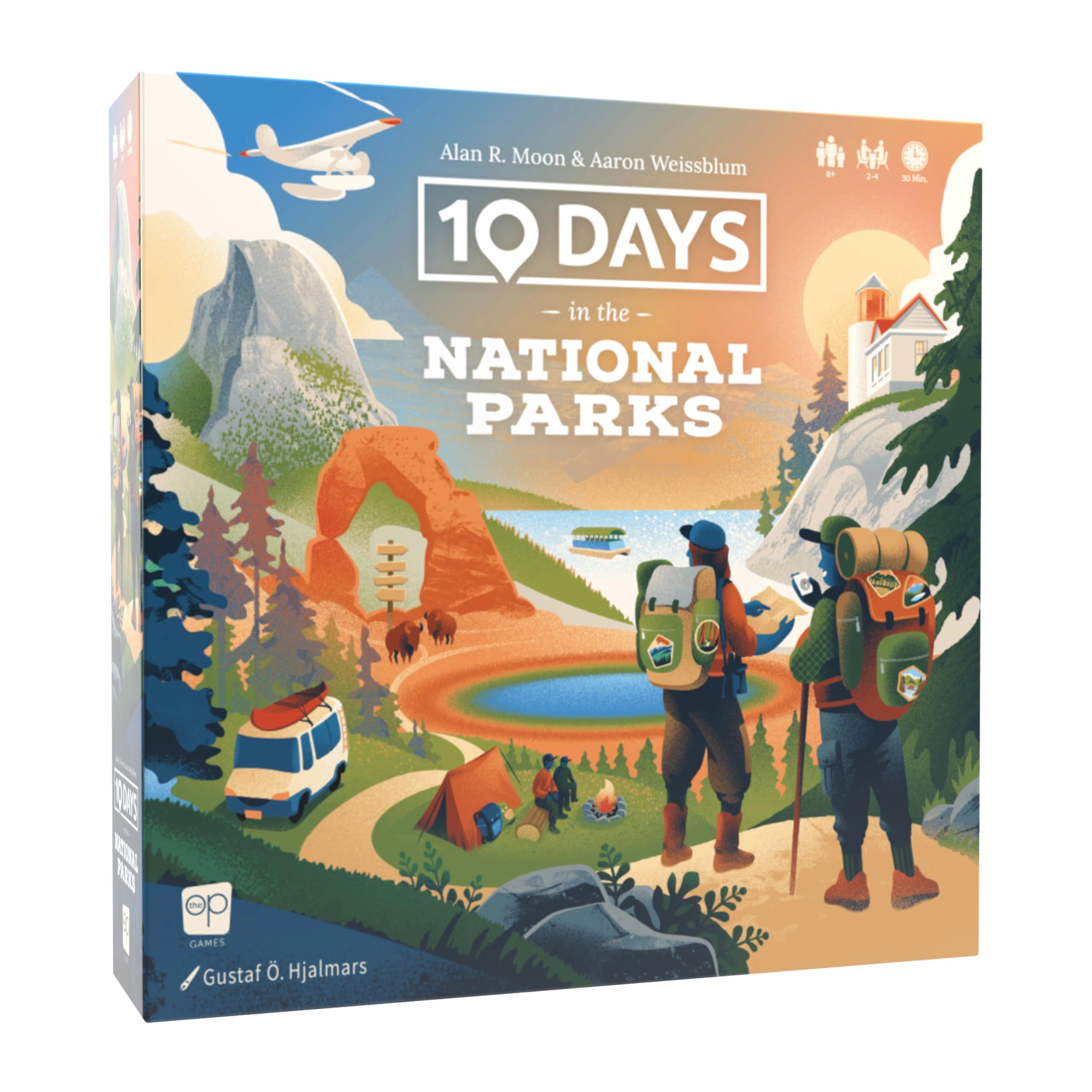 USAopoly 10 Days in The National Parks - Card Drafting & Hand Management