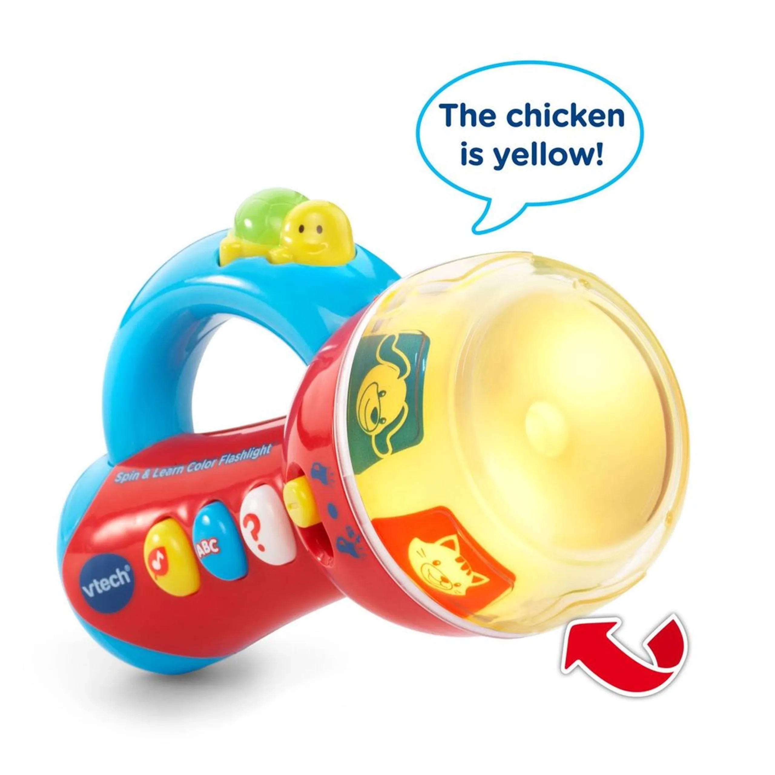 Vtech Spin & Learn Color Flashlight - 12 months+
