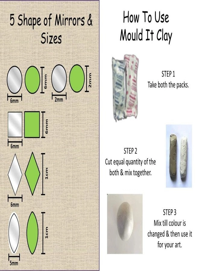 Mandala Craft Kit - Wall Décor 12 Shades Brushes