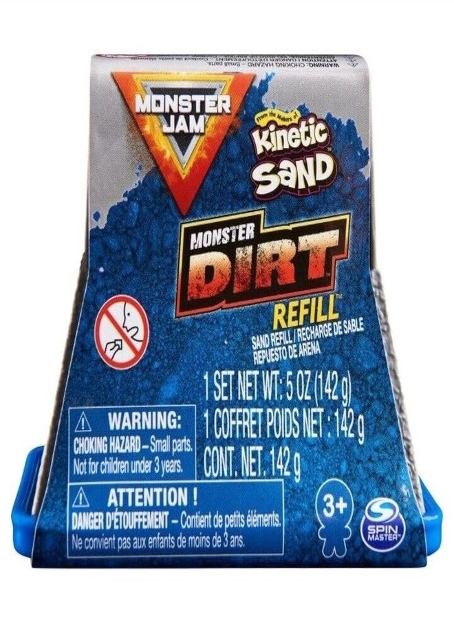 Spin Master Monster Jam - Kinetic Sand - Monster Dirt - 5 oz. Refill Pack Blue
