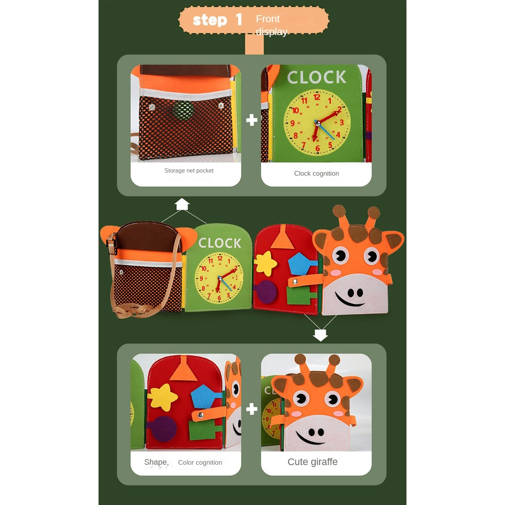 Kids Montessori Activity Busy Book - Playful Wanderers - 3 years & above