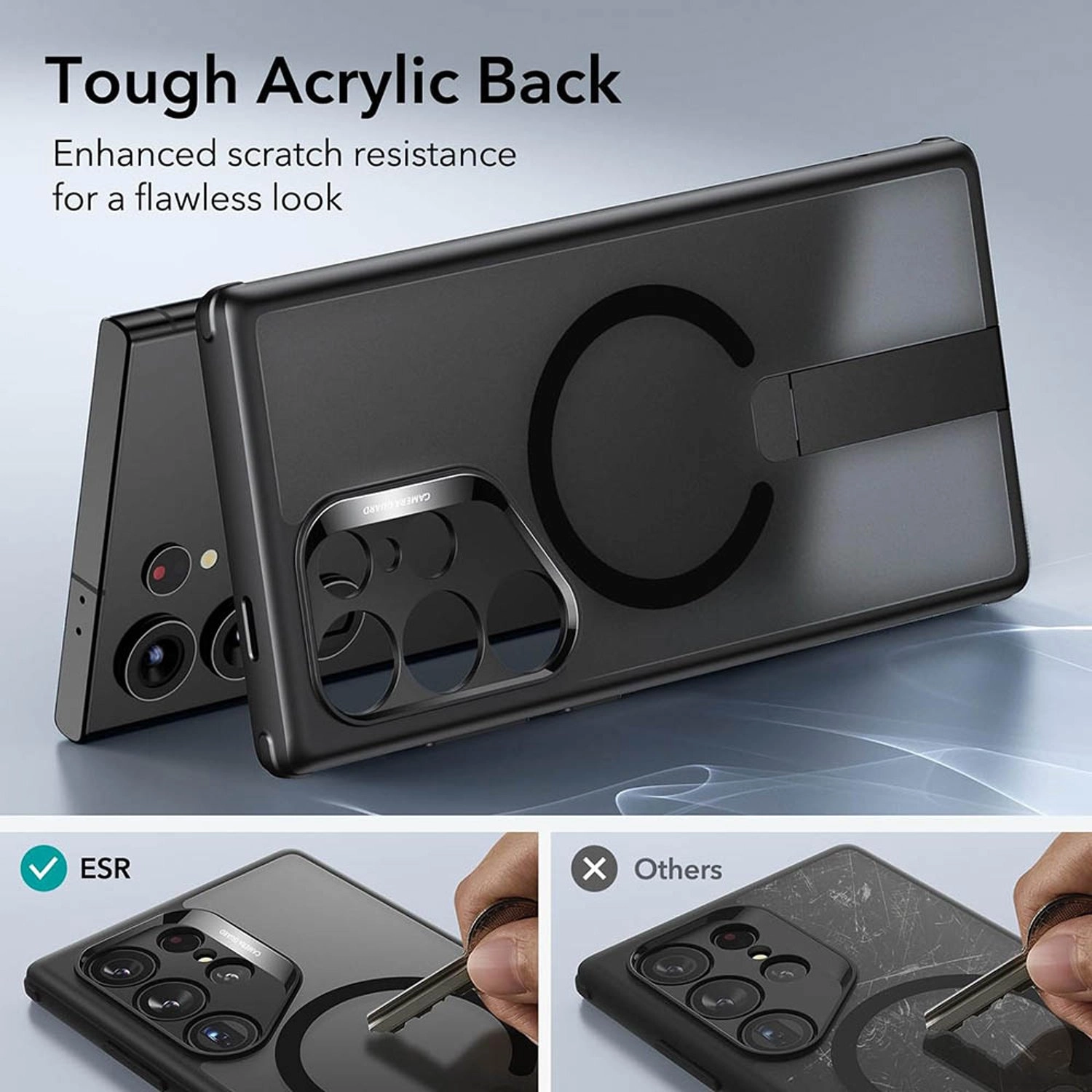 Metal Kickstand Case for Galaxy S24 Ultra