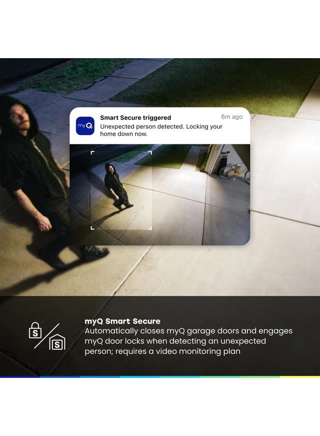 myQ Outdoor Battery Camera - 2K Color Night Vision