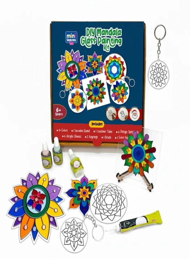 Mandala Glass Painting Kit