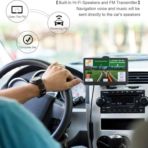 GPS Navigator - 7-Inch Touch Screen Free Lifetime Map Updates