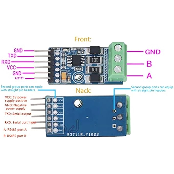 RS485 Adapter - TTL UART 3.3V 5V