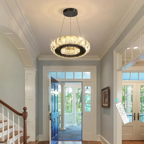 LED Ring Chandelier - min 3.9" to max 78"