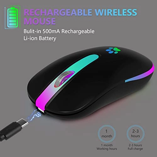 Rechargeable Optical Mouse - Wireless