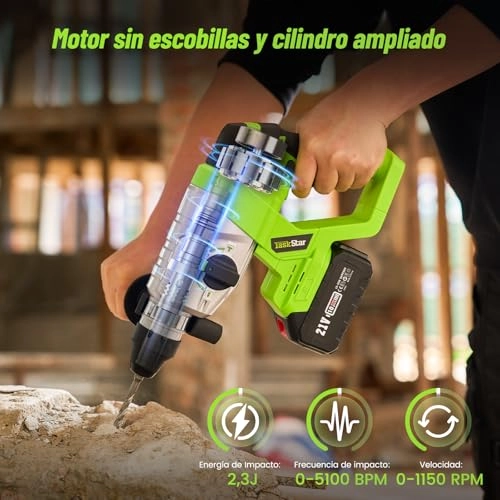 Battery Hammer Drill - 2 x 4.0 Ah 18 V