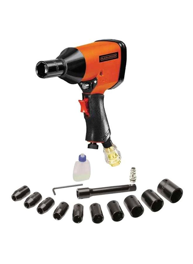 Black & Decker Pneumatic Tool Set - 30 cm Orange/Black/Red