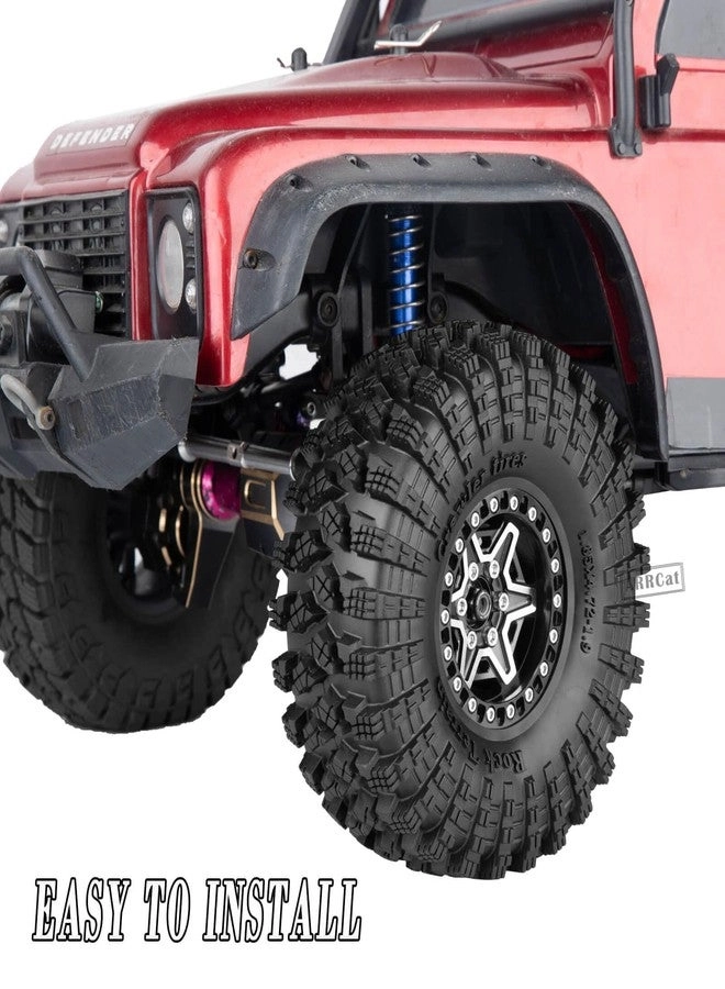 1.9 Beadlock Wheels and Tires - 1/10