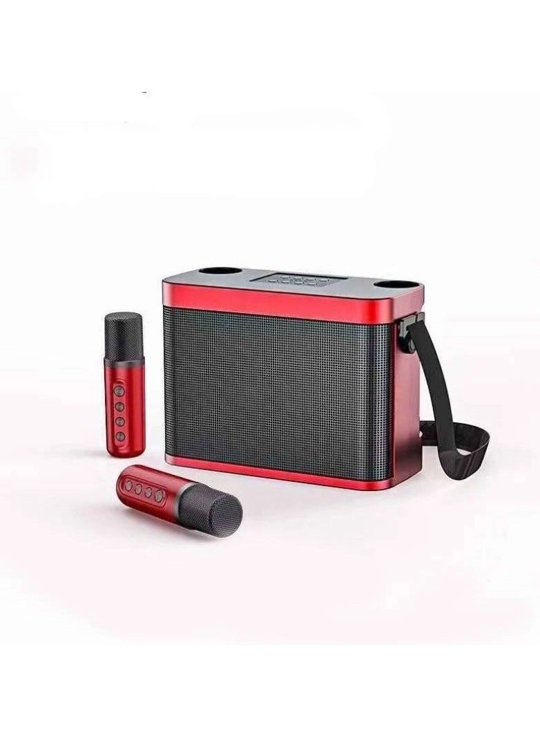 M25 Karaoke Bluetooth Speaker - Dual Wireless Microphone