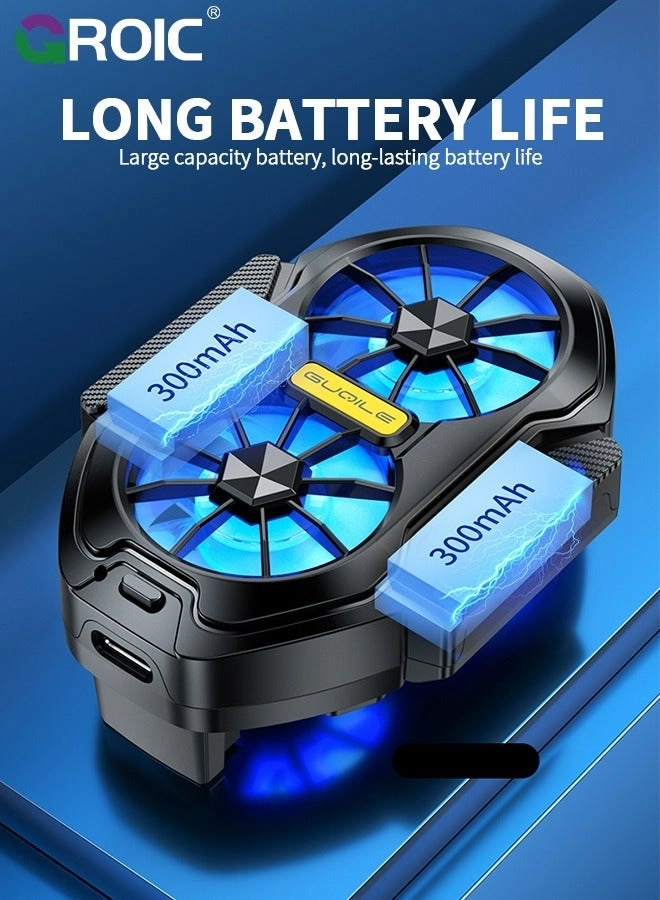 Phone Cooler - 3 Cooling Modes RGB Lights