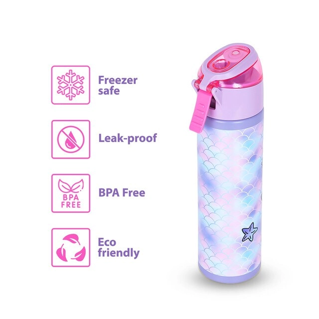 6 & 4 Convertible Bento Lunch Box + 640ml Water Bottle + Sandwich Cutter Set - TREX Blue