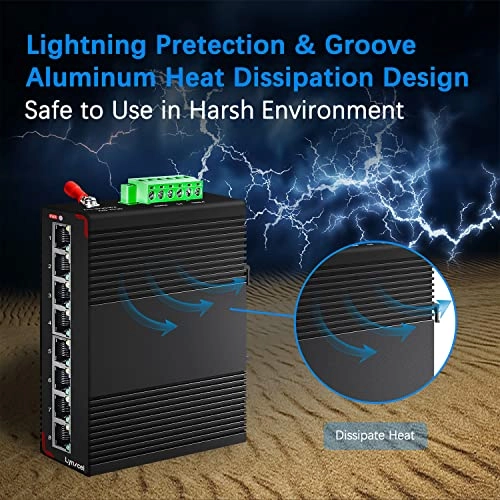 8 Port PoE Gigabit Switch 8-Ports