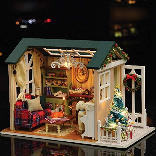 DIY Dollhouse - Romantic Miniature with Furniture