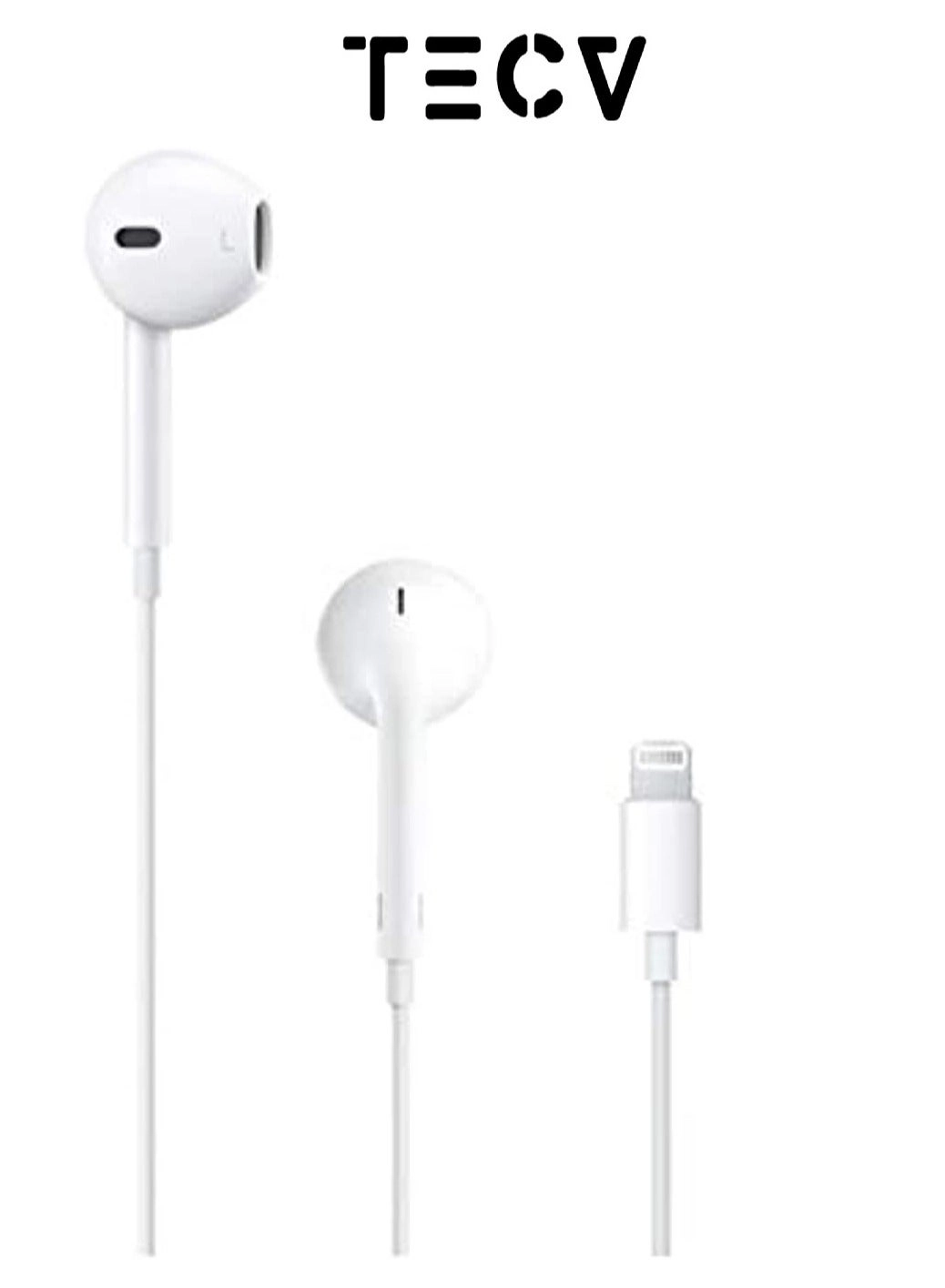 TecV Auxearbuds Wired Earbud