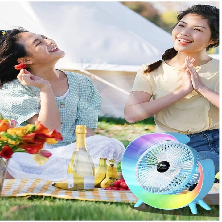Multifunctional Colorful Fan - Desktop