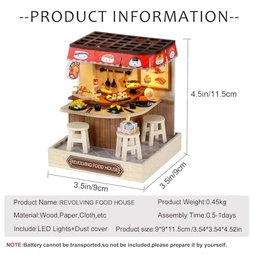 DIY Miniature House Kit - Dessert Time