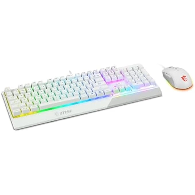 rayihni GK30 - 6-ZONE RGB WHITE + GM11 - 5000 DPI