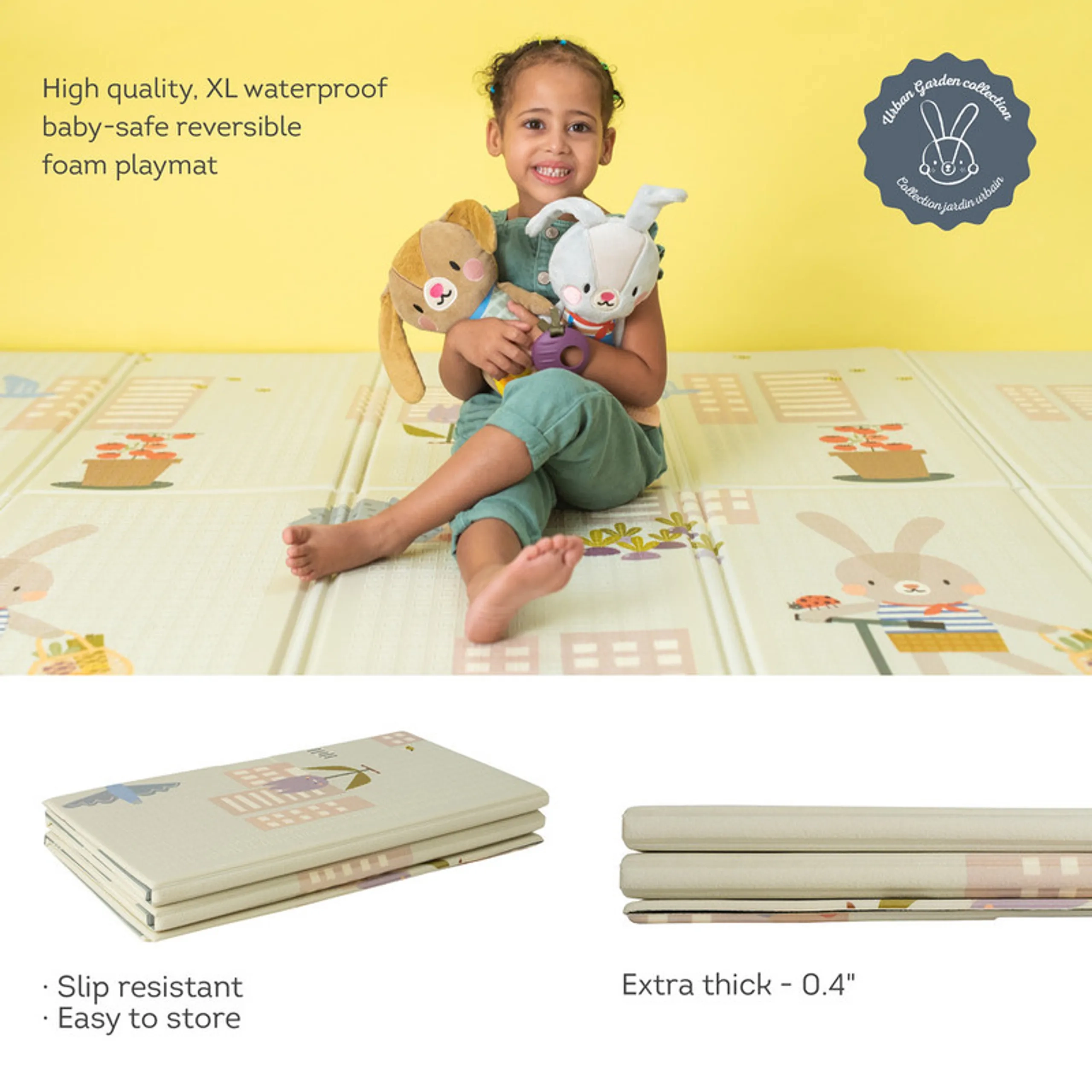 Urban Garden Foam Playmat - 0 month