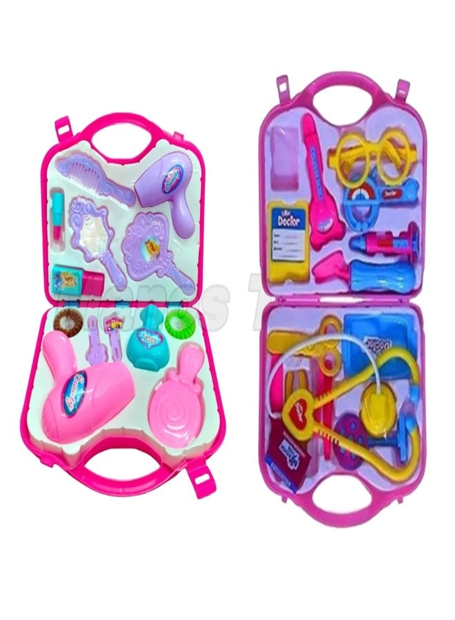Manos Girls Mack up and Nurse Play Set Combo Pack