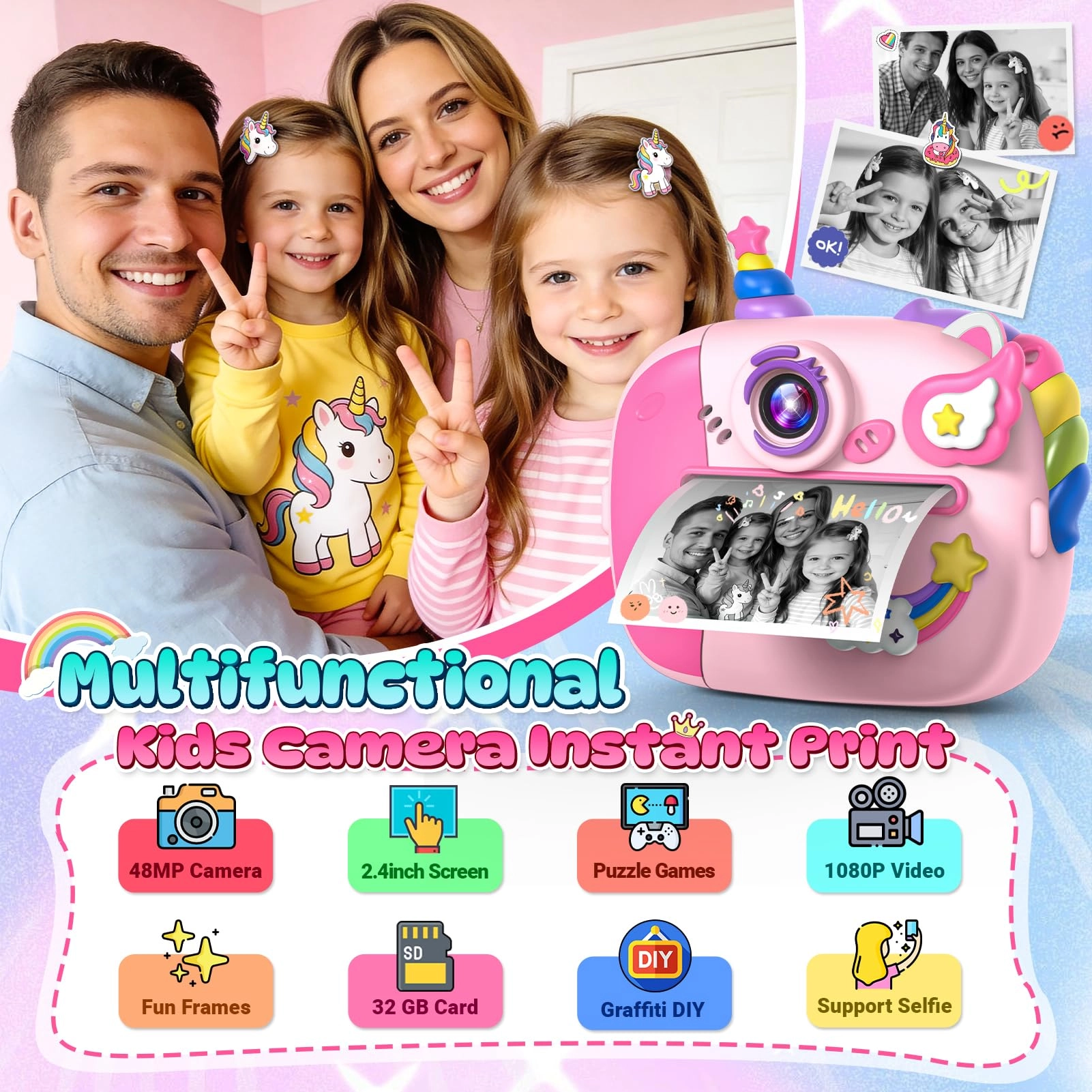 Instant Print Camera