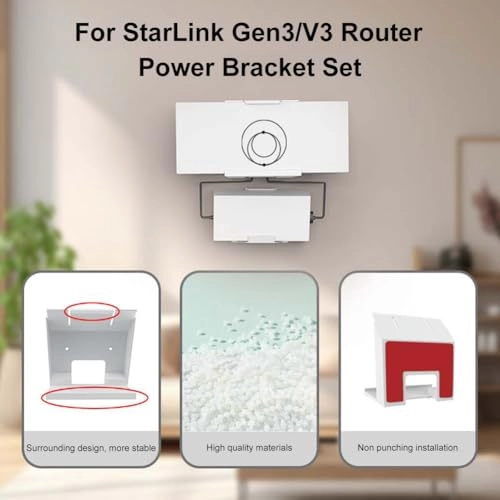Wall Mounting Bracket - 2pcs StarLink Gen3/V3