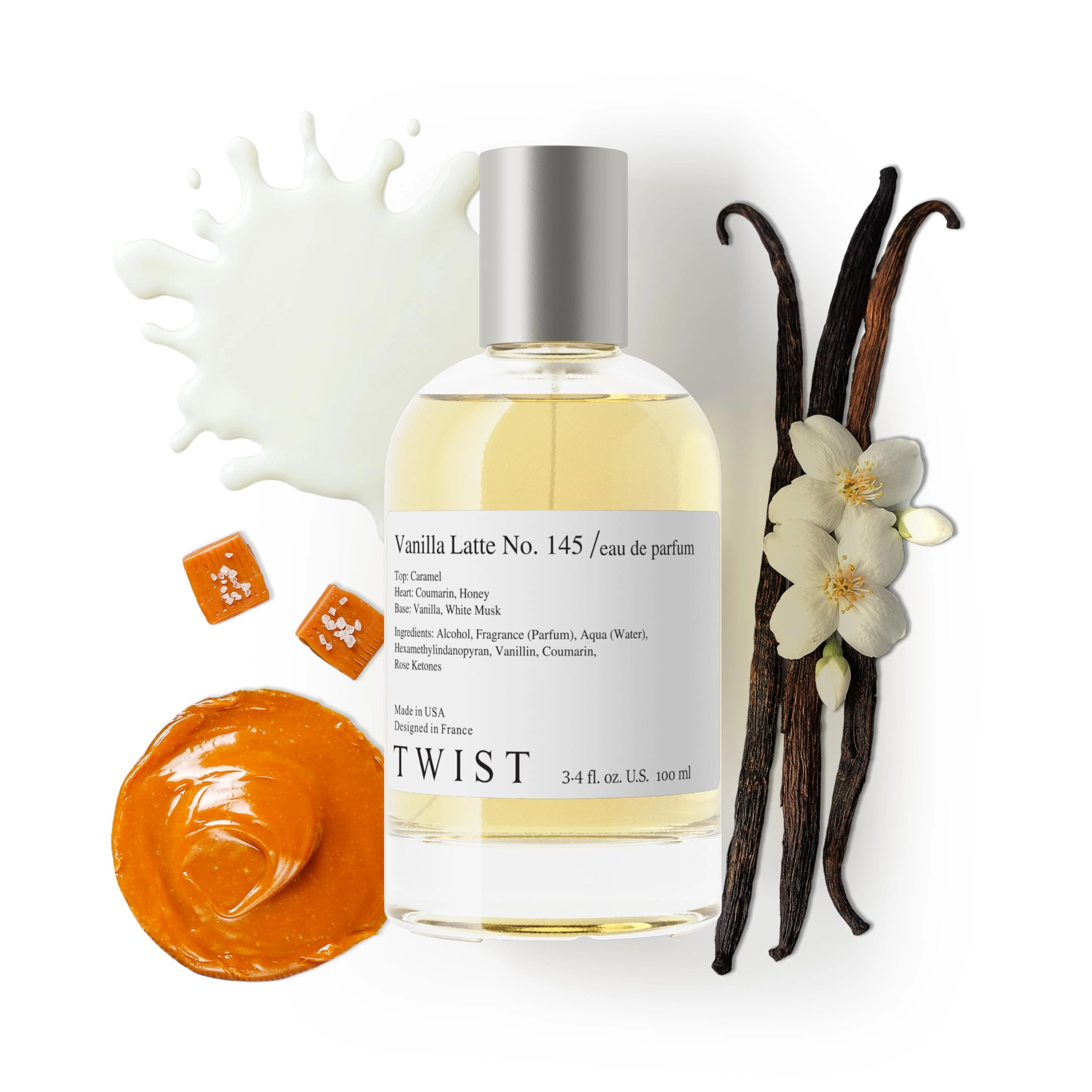 Twist Perfumes Vanilla Latte No. 145 Eau de Parfum 100 ml