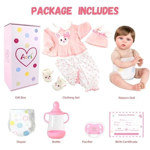 Reborn Baby Doll - 22 inch Vinyl Ages 3+