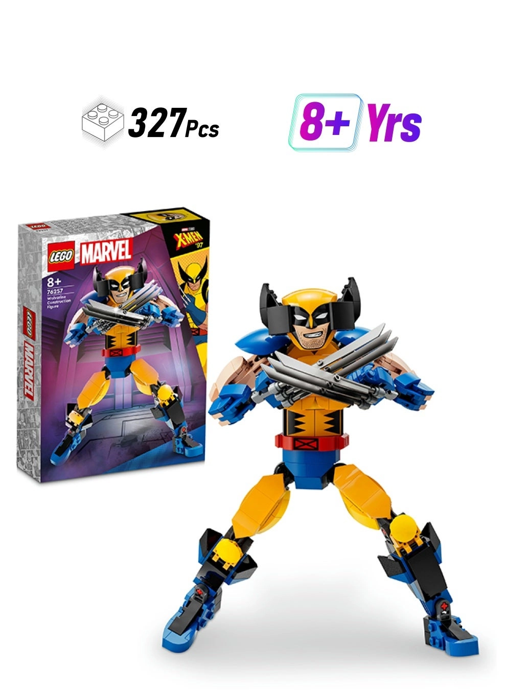 LEGO Marvel Wolverine Construction Figure