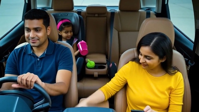 Convertible Car Seat - 360° Rotatable ISOFIX 3 Position Recline